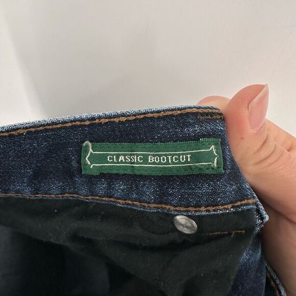 Vintage Y2K Ralph Lauren Women's Classic Bootcut Jeans Medium Wash Size 8 Preppy - Picture 7 of 11
